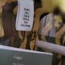 H&M High Neck Ocre Khaki Blouse Sz L (Fit 12-14UK) - BNWT Image 4