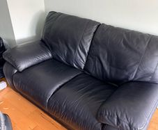 2 Sitter Leather Sofa and Recliner