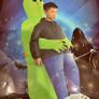 Inflatable alien costume 120-140cm Image 2