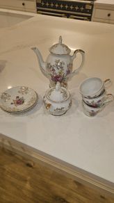 ornate tea set