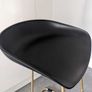 Set of 3 black and gold bar stools Image 2