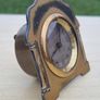 Antique brass desk clock Image 3