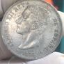 Spain Silver 5 Pesetas 1875 (75)Alfonso XII Image 2