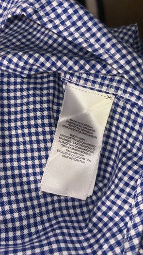Polo Ralph Lauren Kids  Long Sleeve Striped Shirt Kids 14 16 Blue Stripe
