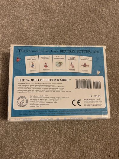 "The World of Peter Rabbit" 5 story collection book set