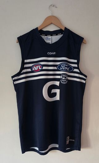 Geelong Cats AFL Jersey Mens XL Extra Large