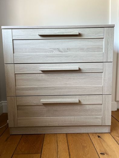 Mamas & Papas light oak Atlas dresser & changer with drawers