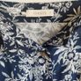 Oasis navy pattern button midi skirt - Like new Image 3