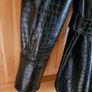New, Zara Faux Leather Croc Effect Shacket UK M, AV Image 3