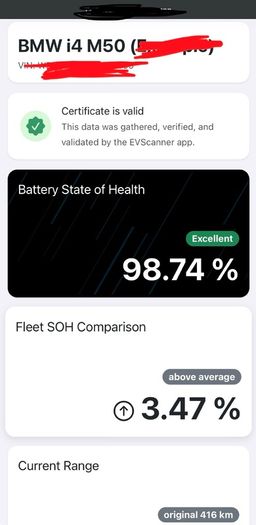 Electric Cars Battery Check SOH ( State of Health )