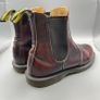 Women's DR MARTENS Flora Genuine Leather Chelsea Ankle Boots UK 5 EU 38 Cherry Image 3