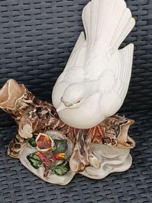 Vintage White Dove Ornament