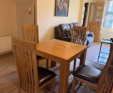 Table & Chairs Table Size 90 X 90 cm