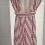 KARL LAGERFIELD Paris striped nautrical belted midi with gold tone button Sz 8 US (Fit 12UK) - Rrp 335 (New) Image 10