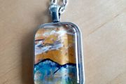Irish landscape pendant