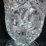 Vintage Hofbauer German Lead Crystal Byrdes Bird Footed Bowl/Vase Image 3