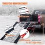 Tri-Fold Loading Ramp, 2160 x 1375 mm, Non-Slip Aluminum Trailer Ramp with Compact Design, Easy Storage, 680.4 kg Load Capacity Image 2