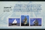 1998 Ireland Stampa Member Souvenir on International Tall Ship Race Commemorative Stamps Booklet Pane Overprinted for Stampa Mint Never Hinged (MNH)