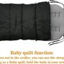 NEW SALE | Universal Baby Bunting Footmuff, Winter Sleeping Bag for Stroller, Pushchair Pram Footmuffs, Universal Fitting for Pushchairs Strollers Prams Buggy Baby, Waterproof & Windproof Image 6