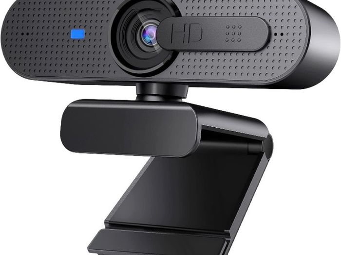 1080P HD Autofocus Webcam, Dual-Mic and Privacy Cover for Mac/Computer/Laptop/Xbox One, Live Streaming/Skype/Video Chat/On-line Class/Conference, Black (FREE POSTAGE)