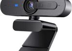 1080P HD Autofocus Webcam, Dual-Mic and Privacy Cover for Mac/Computer/Laptop/Xbox One, Live Streaming/Skype/Video Chat/On-line Class/Conference, Black (FREE POSTAGE)