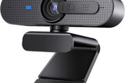 1080P HD Autofocus Webcam, Dual-Mic and Privacy Cover for Mac/Computer/Laptop/Xbox One, Live Streaming/Skype/Video Chat/On-line Class/Conference, Black (FREE POSTAGE)