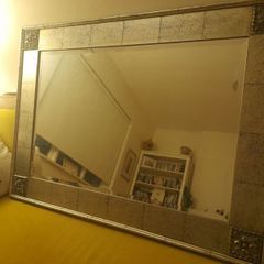 Large Silver Mirror