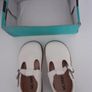 New girls shoes.Cream colour .Size 26 junior never worn as wrong size .Soft leather 7 Euro Image 3