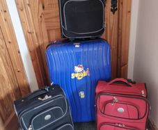 suitcase large and 3 carry on