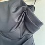 Miss Selfridge Petites strapless black dress size 8 Image 3