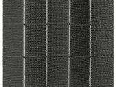 5-Panel Room Divider Black 193x160 cm Water Hyacinth