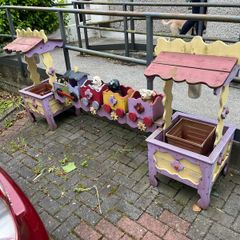 Dog Train Planter