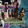 Staffordshire Flatback Group " WOMBWELLS MENAGERIE" - Vintage Reproduction - 1990's Image 4