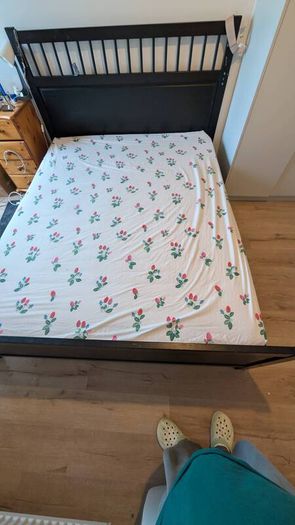 bed and mattress