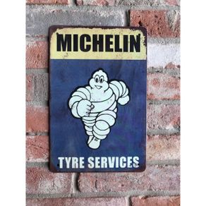 Michelin Man  Blue Metal Small HS252