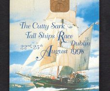 1998 Ireland 20 unit The Cutty Sark Tall Ships Race 22-25th August 1998 (ODS3) Call Card Used