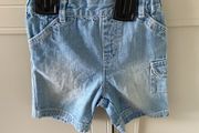 Next baby light denim shorts 6-9montha
