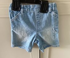 Next baby light denim shorts 6-9montha