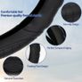 Universal Silicone Steering Wheel Case Cover Shell Skidproof Car Accessories For Audi BMW Nissan Peugeot Honda KIA Hyundai Image 2