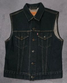 Levis Vintage 1990s Denim Trucker Vest Near new condition