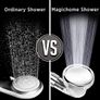 Magichome Shower Head Handheld High Pressure Water Saving 3 Modes Adjustable Filter Showerhead for Hard Water Low Water Pressure Contains Additional Replaceable Stone Image 5
