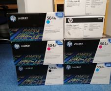 Hp 504a plus 2 collection units