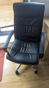 Leather desk chair