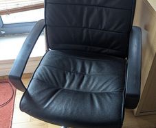 Leather desk chair