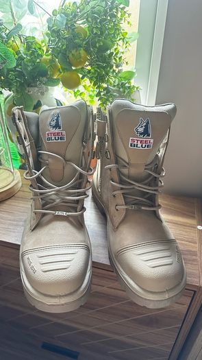 Steel blue southern cross zip s3 boots