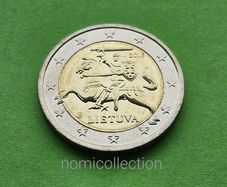 Lithuania 2015 year Uncirculated 2 Euro coin.