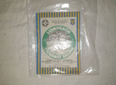 Old & Rare Gaa Programme For Sale Here