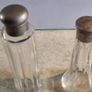 Vintge 2 Glass Bottle With Lid. Image 2