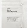 Zara Water Repellant Long Puffer Winter Parka Ecru Image 7