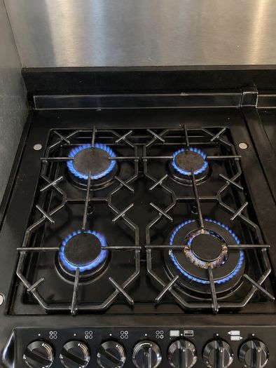 AGA Freestanding Module Black Gas Hob & Two Electric Ovens